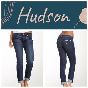 Hudson Bacara Crop Straight Cuffed EUC size 26
